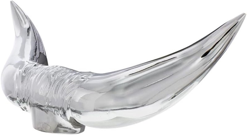 CTW Hood Ornament Bull Horns Chrome Freightliner Fits Kenworth Peterbilt Mack - Image 1